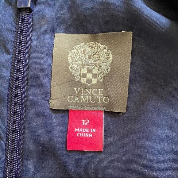 Vince Camuto | Allover Lace Halter Midi Dress, Size 12 - Picture 12 of 13